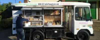 How Adam’s SWZ Retail Scale is Being Used By Topup Truck Zero Waste Milk Float